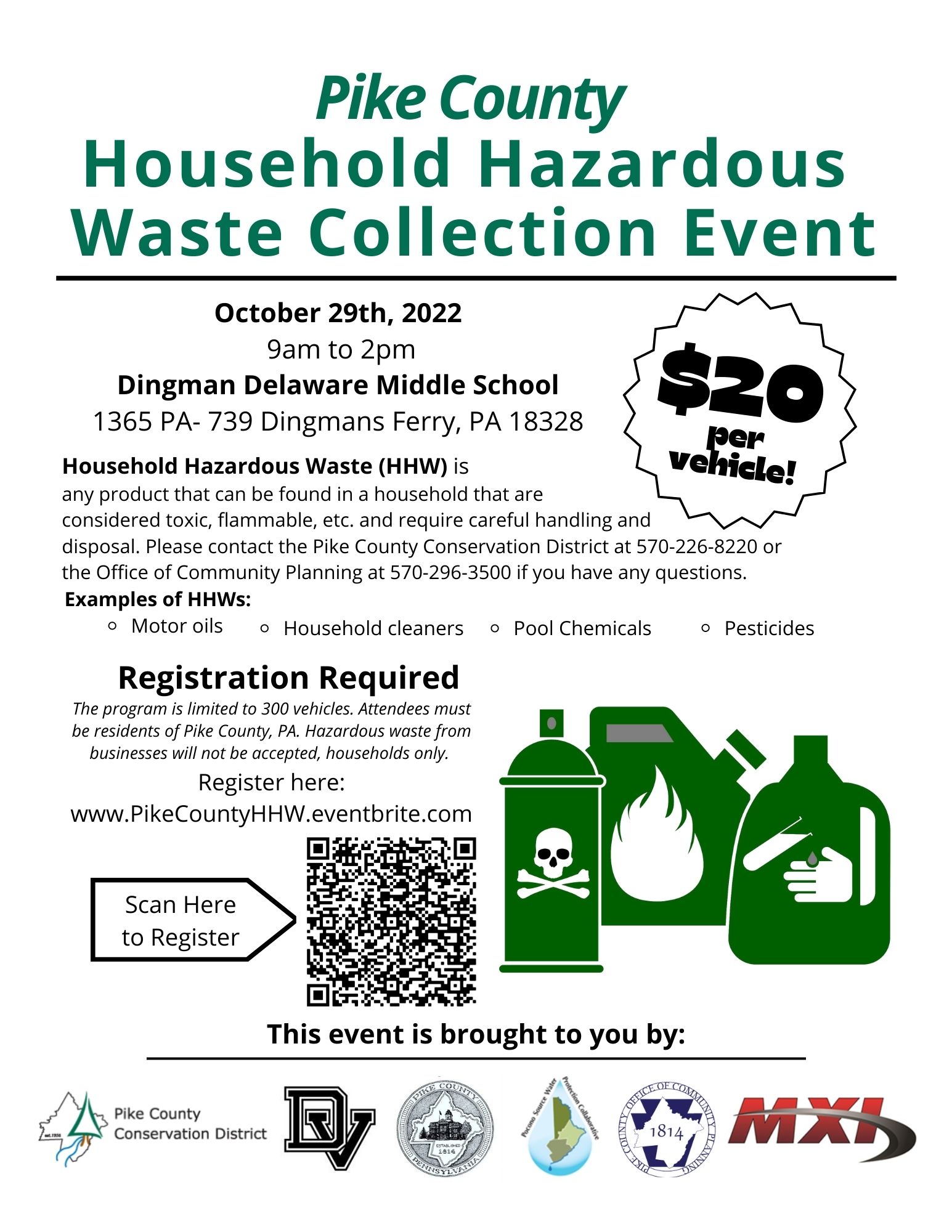 Household Hazardous Waste Collection Event Pike County Conservation