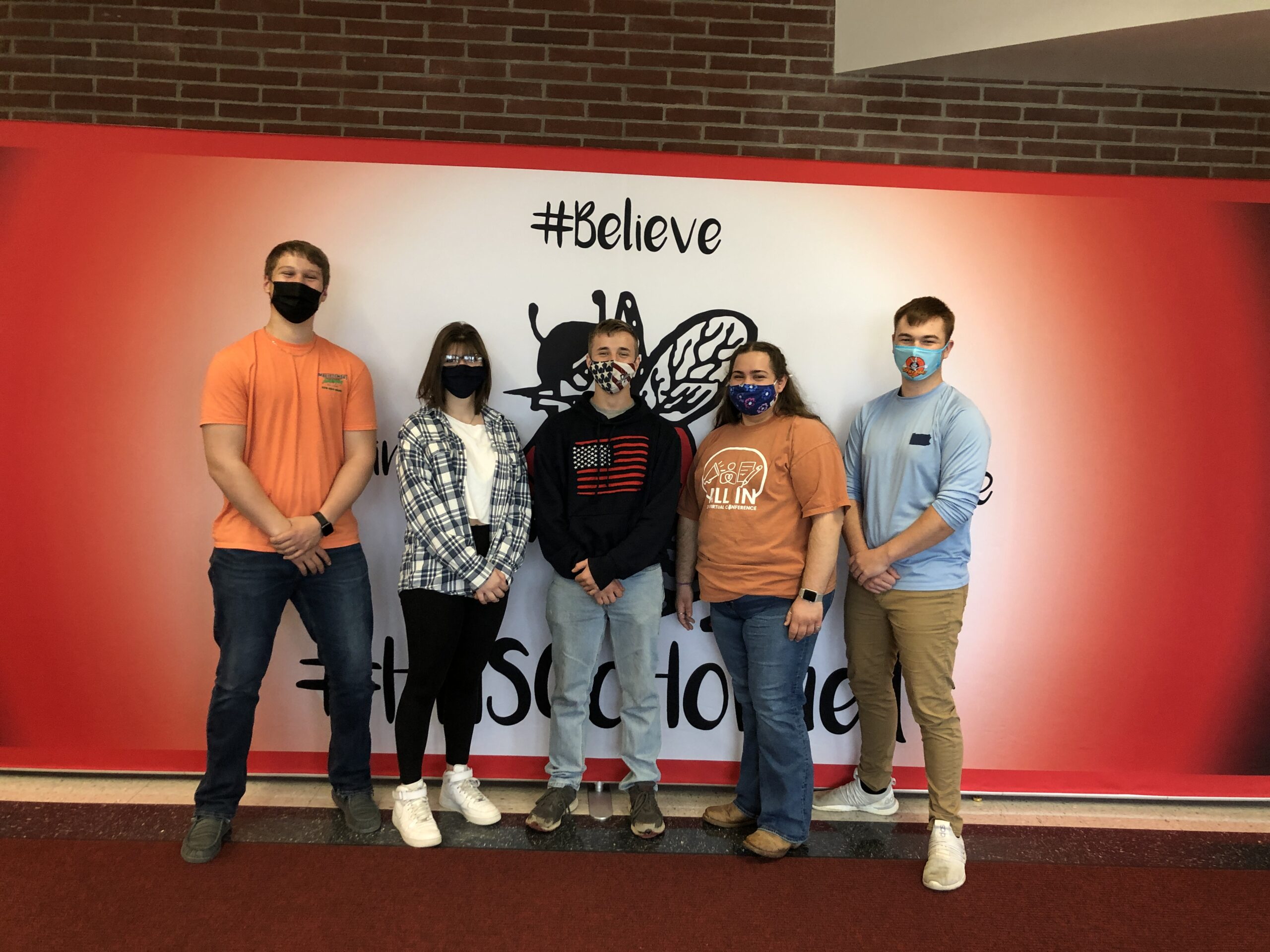 Wayne County and Overall Winning Team The Earthlings: Emma Diliberti (team captain), Ben Swartz, Jake Turner, Lexi Korb, Codey Gardner.