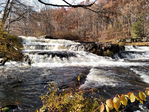 Photo of Shohola Falls in Pike County, PA.